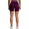 imageAoxjox Impact Seamless Workout Biker Shorts for Women Hidden Scrunch LowHigh Waisted Athletic Running Yoga Short 45quot5quotCherry Purple