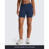 imageAoxjox Impact Seamless Workout Biker Shorts for Women Hidden Scrunch LowHigh Waisted Athletic Running Yoga Short 45quot5quotDark Navy