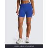 imageAoxjox Impact Seamless Workout Biker Shorts for Women Hidden Scrunch LowHigh Waisted Athletic Running Yoga Short 45quot5quotDeep Sea