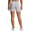 imageAoxjox Impact Seamless Workout Biker Shorts for Women Hidden Scrunch LowHigh Waisted Athletic Running Yoga Short 45quot5quotFeather Beige