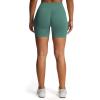 imageAoxjox Impact Seamless Workout Biker Shorts for Women Hidden Scrunch LowHigh Waisted Athletic Running Yoga Short 45quot5quotPistachio