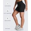 imageAoxjox Refine Seamless Workout Biker Shorts for Women Low Waisted Hidden Scrunch Athletic Running Yoga Short 5quotBlack