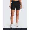 imageAoxjox Refine Seamless Workout Biker Shorts for Women Low Waisted Hidden Scrunch Athletic Running Yoga Short 5quotBlack
