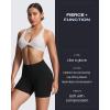 imageAoxjox Refine Seamless Workout Biker Shorts for Women Low Waisted Hidden Scrunch Athletic Running Yoga Short 5quotBlack