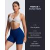 imageAoxjox Refine Seamless Workout Biker Shorts for Women Low Waisted Hidden Scrunch Athletic Running Yoga Short 5quotMidnight Blue