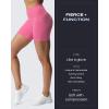 imageAoxjox Scarlett Workout Biker Shorts for Women Tummy Control High Waisted Hidden Scrunch Athletic Gym Running Yoga Short 6quotAzalea Pink