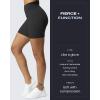 imageAoxjox Scarlett Workout Biker Shorts for Women Tummy Control High Waisted Hidden Scrunch Athletic Gym Running Yoga Short 6quotBlack