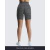 imageAoxjox Scarlett Workout Biker Shorts for Women Tummy Control High Waisted Hidden Scrunch Athletic Gym Running Yoga Short 6quotBlack Dot Print