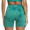 imageAoxjox Seamless Asset Workout Biker Shorts for Women Tummy Control High Waisted Athletic Scrunch Gym Running Yoga Short 5quot6quot2 Green Tiedye