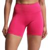 imageAoxjox Seamless Asset Workout Biker Shorts for Women Tummy Control High Waisted Athletic Scrunch Gym Running Yoga Short 5quot6quotBeetroot Purple