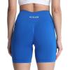 imageAoxjox Seamless Asset Workout Biker Shorts for Women Tummy Control High Waisted Athletic Scrunch Gym Running Yoga Short 5quot6quotBlue