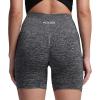 imageAoxjox Seamless Asset Workout Biker Shorts for Women Tummy Control High Waisted Athletic Scrunch Gym Running Yoga Short 5quot6quotCharcoal Grey Marl