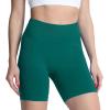 imageAoxjox Seamless Asset Workout Biker Shorts for Women Tummy Control High Waisted Athletic Scrunch Gym Running Yoga Short 5quot6quotDarkest Pine