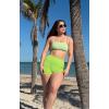 imageAoxjox Seamless Asset Workout Biker Shorts for Women Tummy Control High Waisted Athletic Scrunch Gym Running Yoga Short 5quot6quotKohlrabi