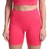 imageAoxjox Seamless Asset Workout Biker Shorts for Women Tummy Control High Waisted Athletic Scrunch Gym Running Yoga Short 5quot6quotRose Red