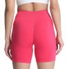 imageAoxjox Seamless Asset Workout Biker Shorts for Women Tummy Control High Waisted Athletic Scrunch Gym Running Yoga Short 5quot6quotRose Red