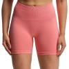imageAoxjox Seamless Asset Workout Biker Shorts for Women Tummy Control High Waisted Athletic Scrunch Gym Running Yoga Short 5quot6quotSalmon Rose