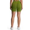 imageAoxjox Seamless Workout Biker Shorts for Women Impact Hidden Scrunch Low Waisted Athletic Running Yoga Short 35quot45quot6quotMeadow Green
