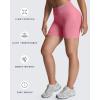 imageAoxjox Seamless Workout Biker Shorts for Women Impact Hidden Scrunch Low Waisted Athletic Running Yoga Short 35quot45quot6quotSakura Pink