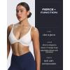 imageAoxjox Womens Workout Deep V Adjustable Sport Bras Fitness Serena Bra Yoga Crop TankWhite