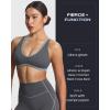 imageAoxjox Womens Workout Fitness Rory Ruched Sports Bras Yoga Crop TankIron GreyGrey