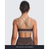 imageAoxjox Womens Workout Fitness Rory Ruched Sports Bras Yoga Crop TankMulchDriftwood