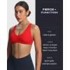 imageAoxjox Womens Workout Fitness Rory Ruched Sports Bras Yoga Crop TankRacing Red