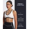 imageAoxjox Womens Workout Fitness Rory Ruched Sports Bras Yoga Crop TankWhite and Black