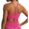 imageAoxjox Womens Workout Sports Bras Fitness Training Gym Lexi Lined Bra Yoga Crop TankBaton Red Mauve