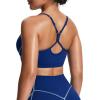 imageAoxjox Womens Workout Sports Bras Fitness Training Gym Lexi Lined Bra Yoga Crop TankBellwether BlueAiry Blue