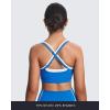 imageAoxjox Womens Workout Sports Bras Takes Two Bra High Impact Training Fitness Running Yoga Crop TankDirectoire BlueWhite