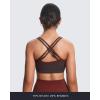 imageAoxjox Womens Workout Sports Bras Takes Two Bra High Impact Training Fitness Running Yoga Crop TankMulchRum Raisin