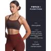 imageAoxjox Womens Workout Sports Bras Takes Two Bra High Impact Training Fitness Running Yoga Crop TankMulchRum Raisin