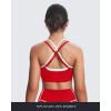imageAoxjox Womens Workout Sports Bras Takes Two Bra High Impact Training Fitness Running Yoga Crop TankRacing RedWhite