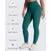 imageAoxjox High Waisted Workout Leggings for Women Tummy Control Buttery Soft Yoga Metamorph Deep V Pants 26quotDeep Lagoon