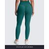 imageAoxjox High Waisted Workout Leggings for Women Tummy Control Buttery Soft Yoga Metamorph Deep V Pants 26quotDeep Lagoon