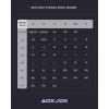 imageAoxjox Womens Color Block Workout Sports Bras Fitness Blair Bra Athletic Yoga Crop TankBlack and White