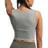 imageAoxjox Womens Workout Longline Every Bra Fitness Training High Impact Gym Sports Bras Yoga Crop