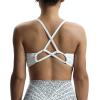 imageAoxjox Womens Workout Sports Bras Fitness Molly Cross Back Ruched Bra Yoga Crop TankWhite