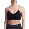 imageAoxjox Womens Workout Y Sports Bras Fitness Trainning Active Gym Bra Yoga Crop TankBlack