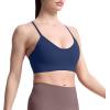imageAoxjox Womens Workout Y Sports Bras Fitness Trainning Active Gym Bra Yoga Crop TankNavy