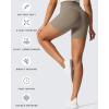 imageAoxjox Geo Workout Biker Shorts for Women Tummy Control High Waisted Exercise Athletic Gym Running Yoga Short 6quotDriftwood