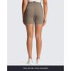 imageAoxjox Geo Workout Biker Shorts for Women Tummy Control High Waisted Exercise Athletic Gym Running Yoga Short 6quotDriftwood