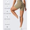 imageAoxjox Geo Workout Biker Shorts for Women Tummy Control High Waisted Exercise Athletic Gym Running Yoga Short 6quotTaupe