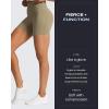 imageAoxjox Geo Workout Biker Shorts for Women Tummy Control High Waisted Exercise Athletic Gym Running Yoga Short 6quotTaupe