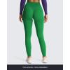 imageAoxjox High Waisted Yoga Pants for Women Hidden Scrunch CrossWaist Buttery Soft Crossover Workout Venus Leggings 26quotJolly Green