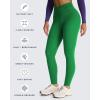 imageAoxjox High Waisted Yoga Pants for Women Hidden Scrunch CrossWaist Buttery Soft Crossover Workout Venus Leggings 26quotJolly Green