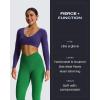 imageAoxjox High Waisted Yoga Pants for Women Hidden Scrunch CrossWaist Buttery Soft Crossover Workout Venus Leggings 26quotJolly Green