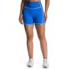 imageAoxjox Lexi Lined Workout Biker Shorts for Women Tummy Control High Waisted Exercise Athletic Gym Running Yoga Short 6quotDirectoire BlueWhite