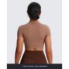 imageAoxjox Short Sleeve Crop Tops for Women Classic Longline Baby Tee Workout T Shirt TopBrownie